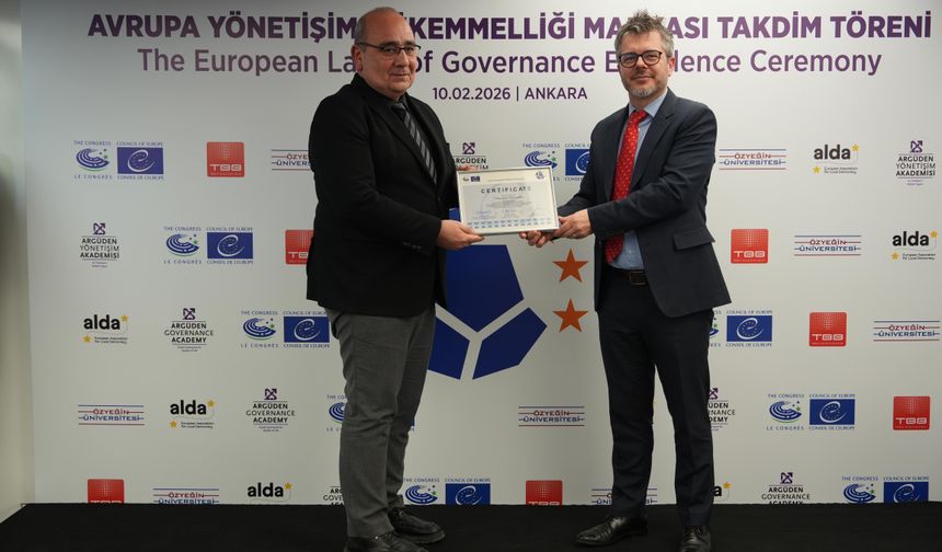 Odunpazarı Belediyesi’ne Avrupa’dan yönetişim mükemmelliği markası