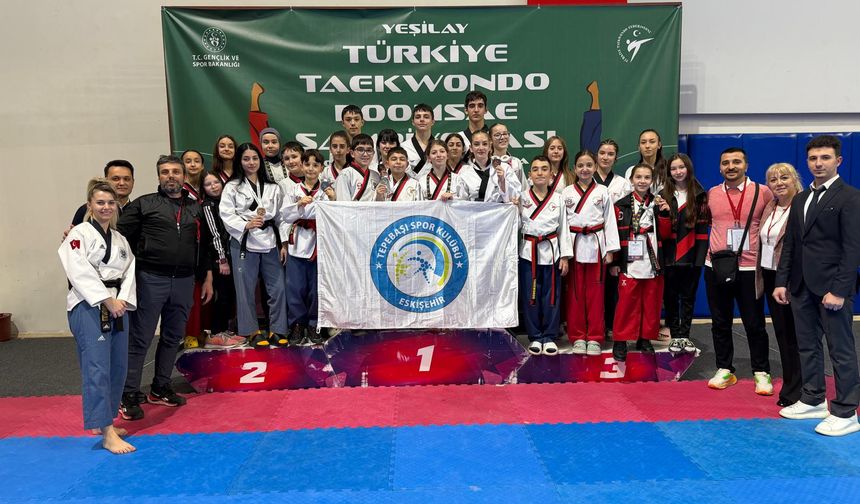Tepebaşı Spor Kulübü sporcularından büyük başarı