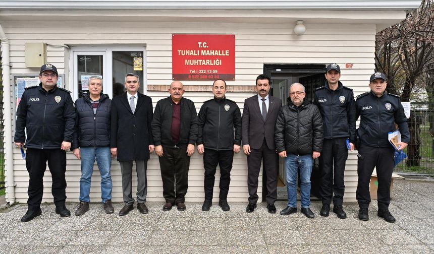 Tolga Yılmaz'dan Tunalı ve Zafer muhtarlarına ziyaret