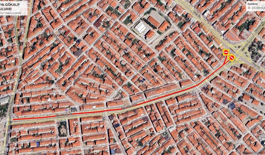 Sürücülere uyarı! Ziya Gökalp'te asfalt yama çalışması gerçekleşecek