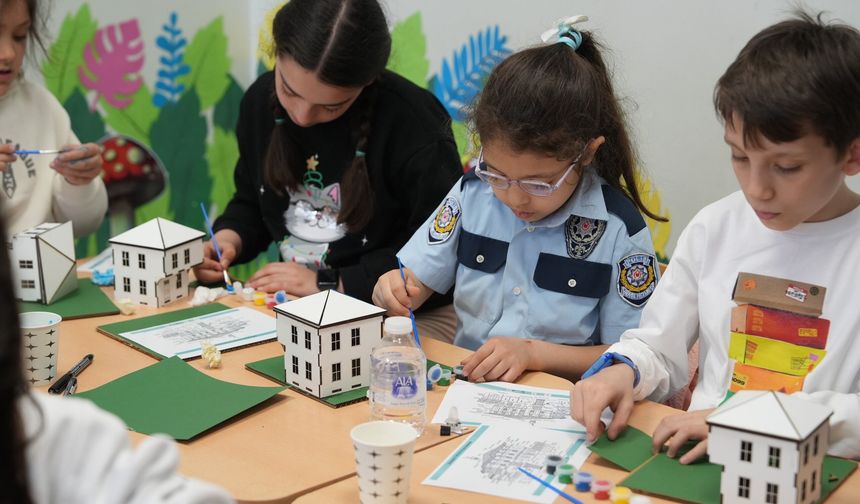Çocuklar Odunpazarı'nın yaratıcı mimarları oldu