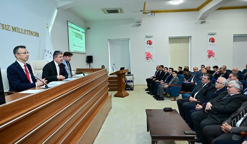 Eskişehir'de tamamlan ve planlanan çalışmalar ele alındı