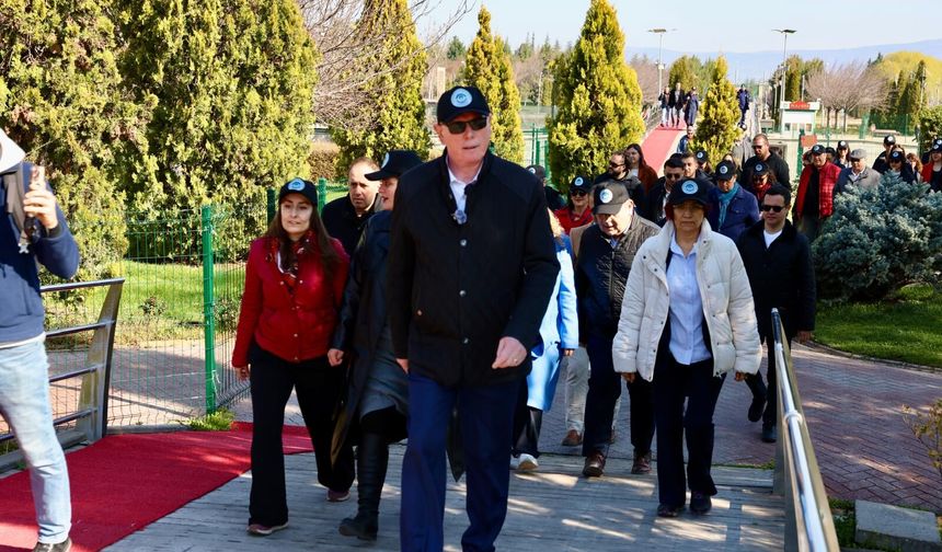 Odunpazarı'nda işe yürüyerek farkındalık!