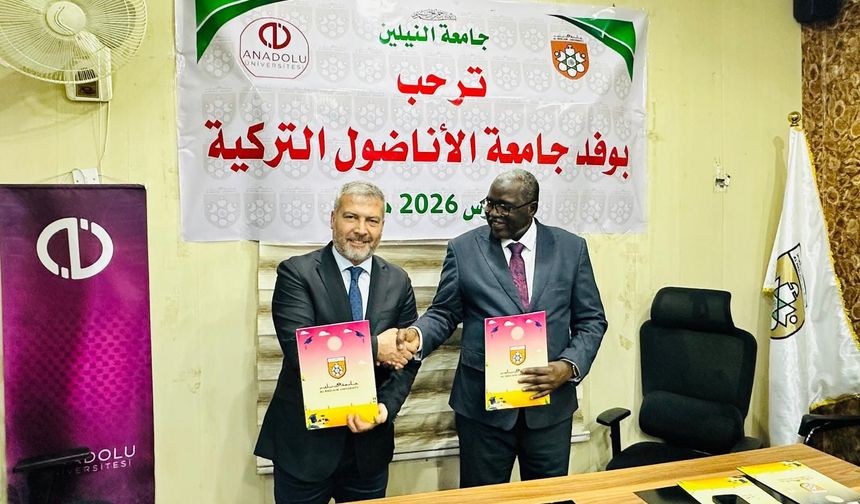 Anadolu Üniversitesi'nden Sudan'a güçlü eğitim iş birliği