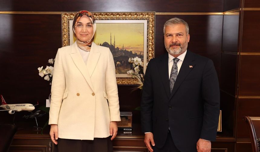 Rektör Adıgüzel'den Bakan Yardımcısı Kübra Güran Yiğitbaşı’na ziyaret