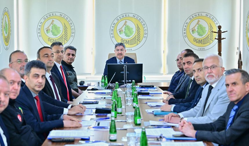 Orman yangınları ile mücadele ve müdahale kapasitesinin artırılması ele alındı