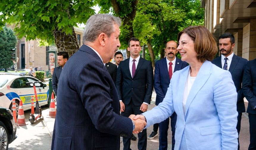 BBP Genel Başkanı Destici'den Başkan Ünlüce'ye ziyaret