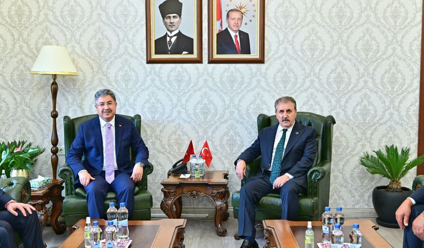 BBP Lideri Destici'den Vali Yılmaz'a ziyaret
