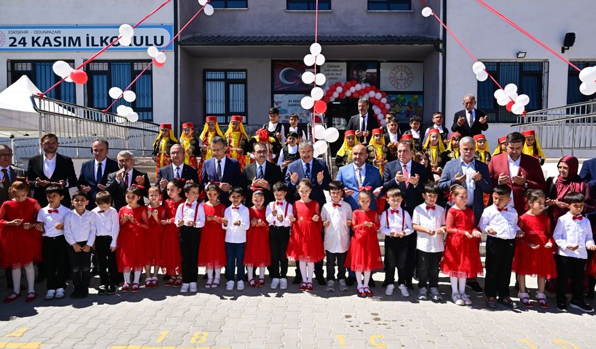 24 Kasım İlkokulu törenle hizmete açıldı