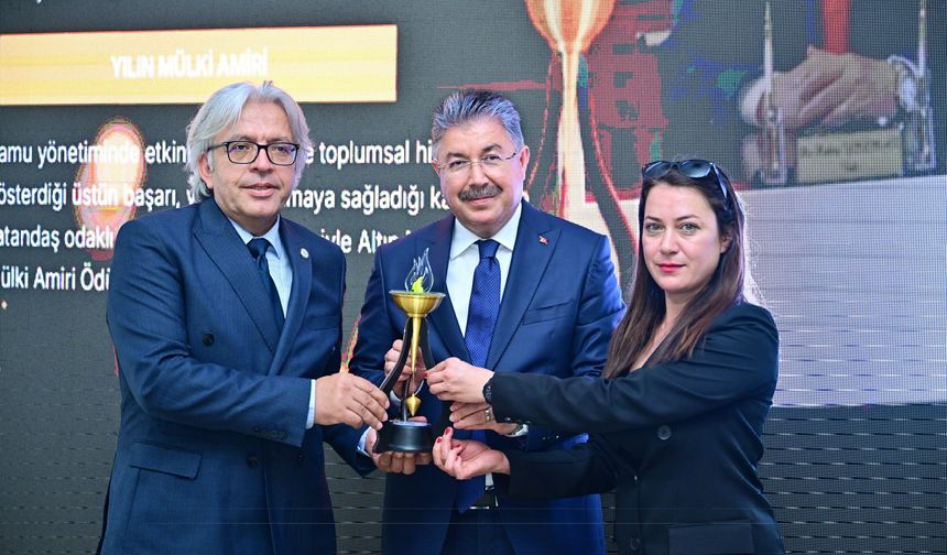 Vali Yılmaz, 'Yılın Mülki İdare Amiri' seçildi