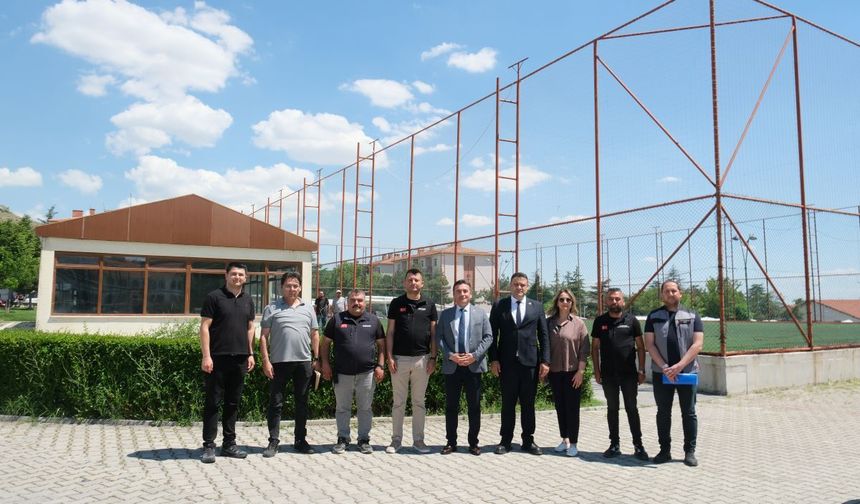 Sivrihisar Spor Kompleksi'nde hummalı çalışma başladı