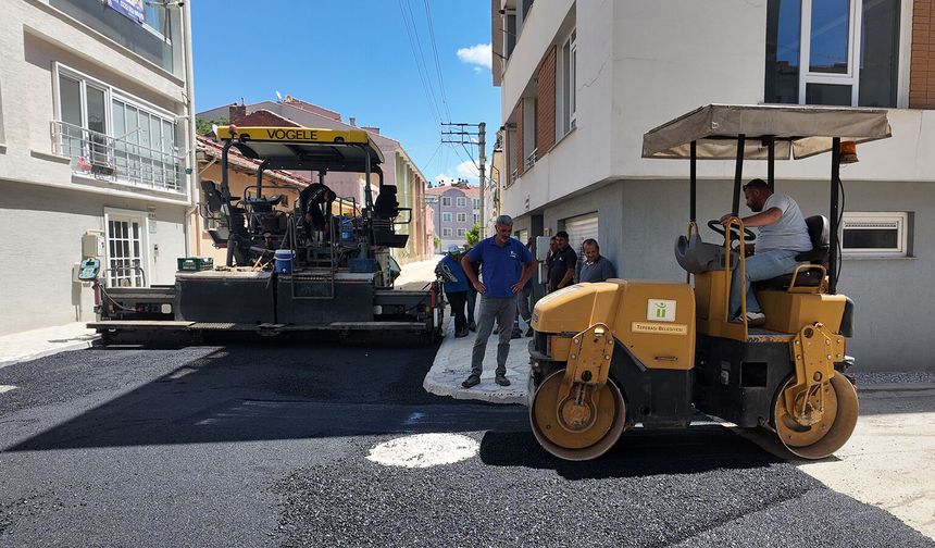 Ertuğrulgazi'de asfalt yenileme çalışmaları sürüyor