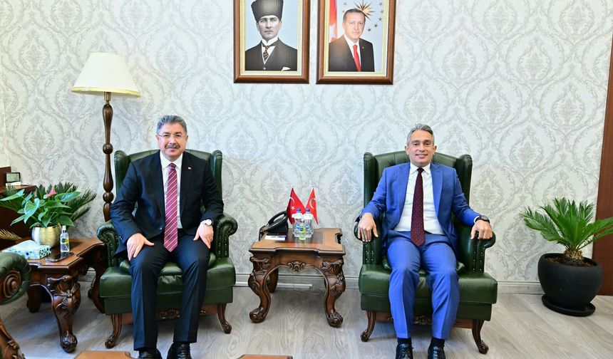 Başsavcı Ferhat Deniz, Vali Yılmaz'ı ziyaret etti