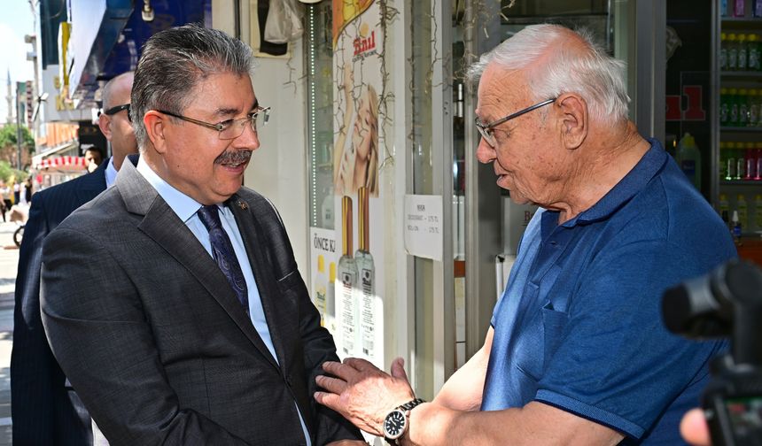 Vali Yılmaz'dan esnafa ziyaret