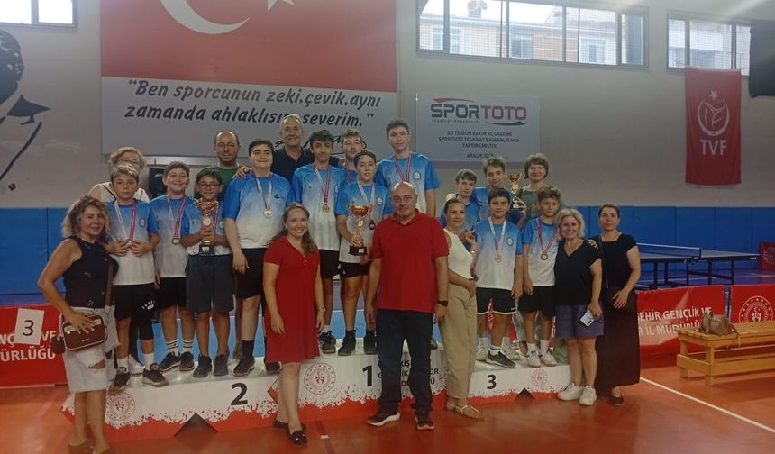 Büyüşehir sporcularından masa tenisinde önemli başarı