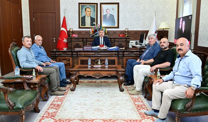 Vali Yılmaz, Başkan Durukan ve yönetimini ağırladı