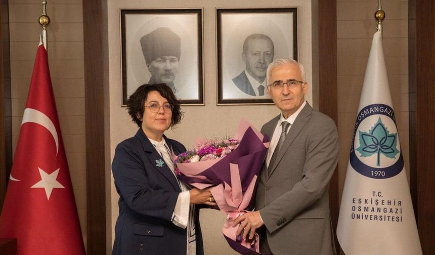 ESOGÜ Rektörü Prof. Dr. Emine Gümüşsoy, görevi devraldı