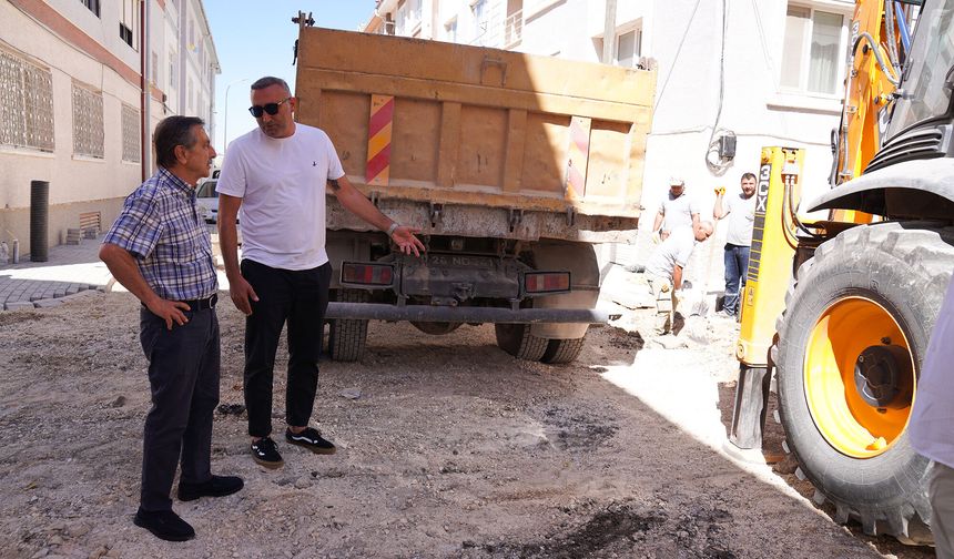 Başkan Ataç, Yeni Mahalle'deki çalışmaları yerinde inceledi
