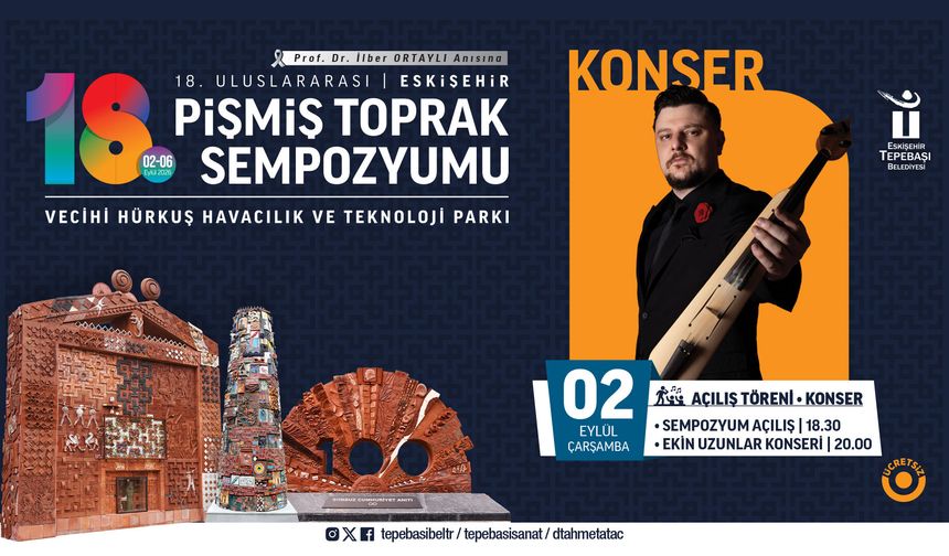 Uluslararası Eskişehir Pişmiş Toprak Sempozyumu 2 Eylül'de başlıyor!