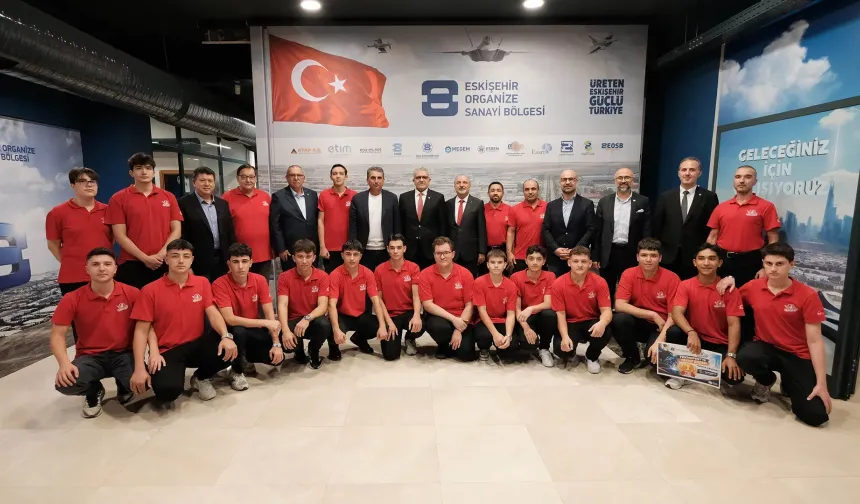 EOSB, Teknofest'te başarı elde eden öğrencileri ağırladı
