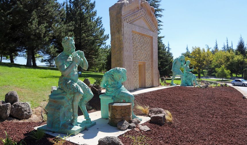Eskişehir'in Frig mirası Babalar Parkında hayat buldu