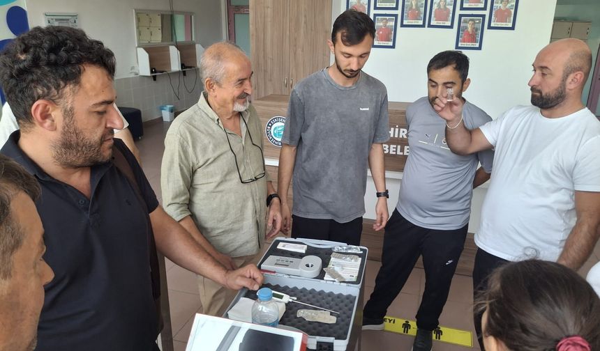 Kentpark havuzu, uygulamalı eğitime ev sahipliği yaptı