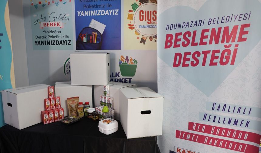 Odunpazarı Belediyesi’nden öğrencilere beslenme desteği