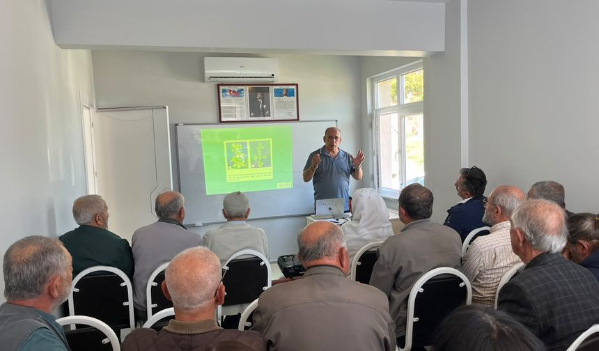 Zeytin üreticilerine uygulamalı eğitim