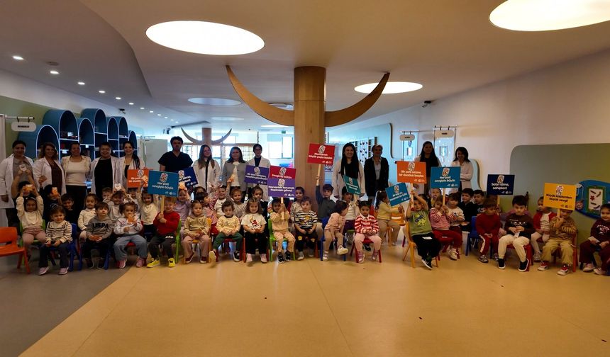 Miniklerden can dostlara anlamlı ziyaret
