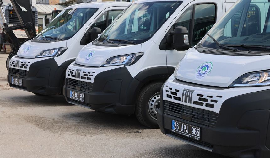 Odunpazarı Belediyesi filosuna yeni araçlar kazandırıldı